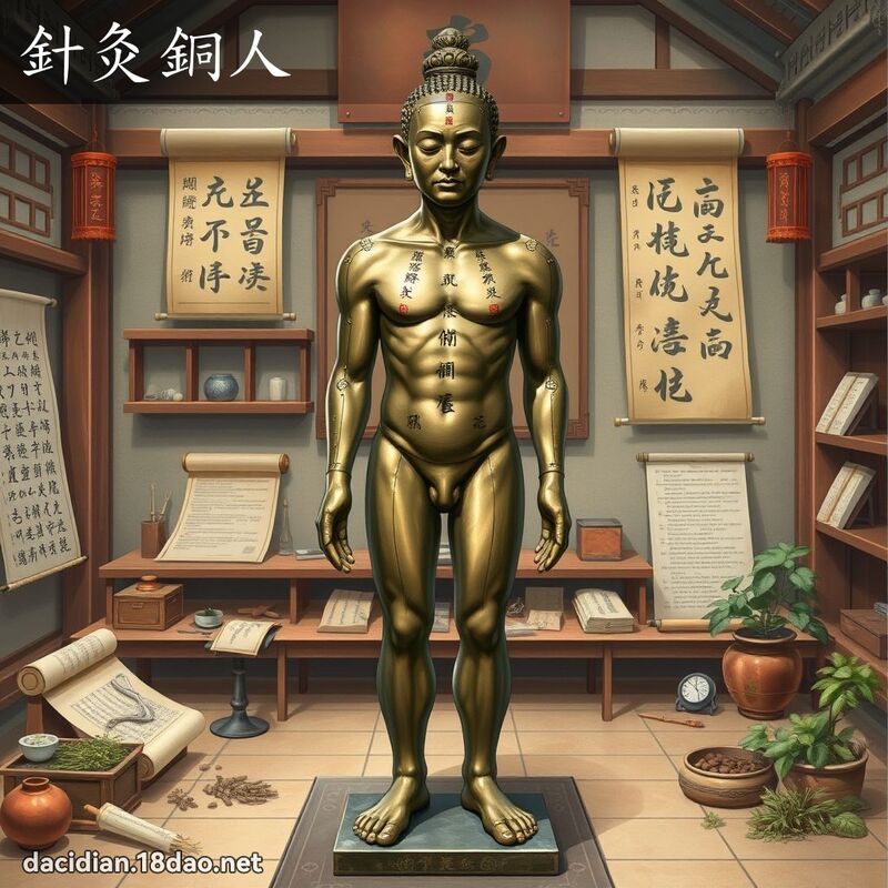 针灸铜人 - 国语大辞典配图