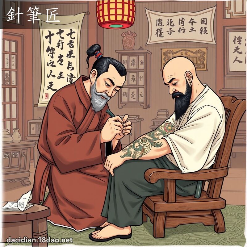 针笔匠 - 国语大辞典配图
