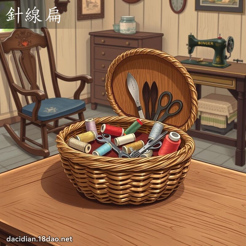 針線扁 - 國語大辭典配圖