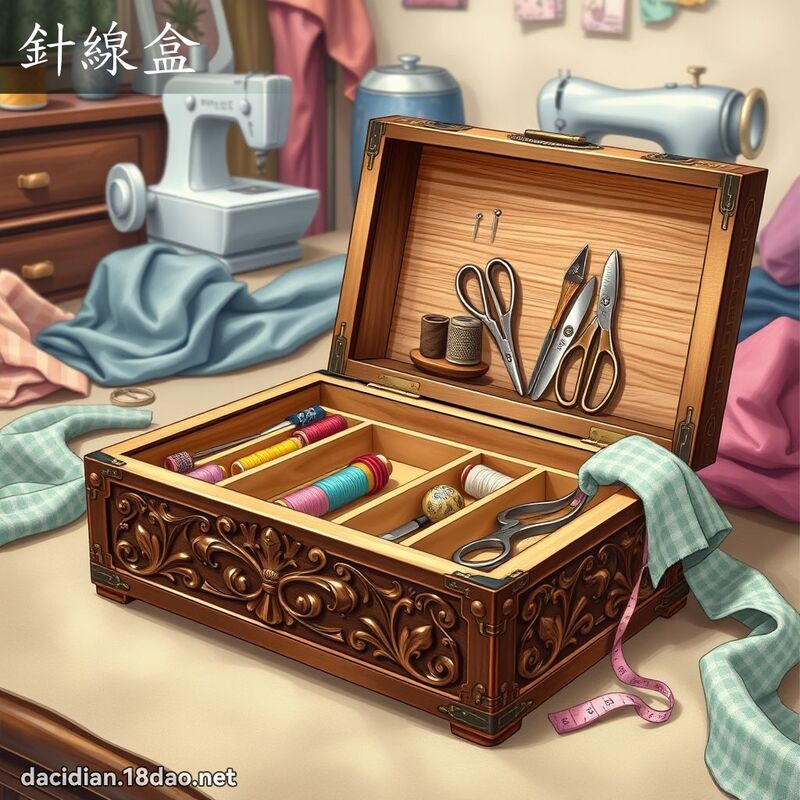 针线盒 - 国语大辞典配图