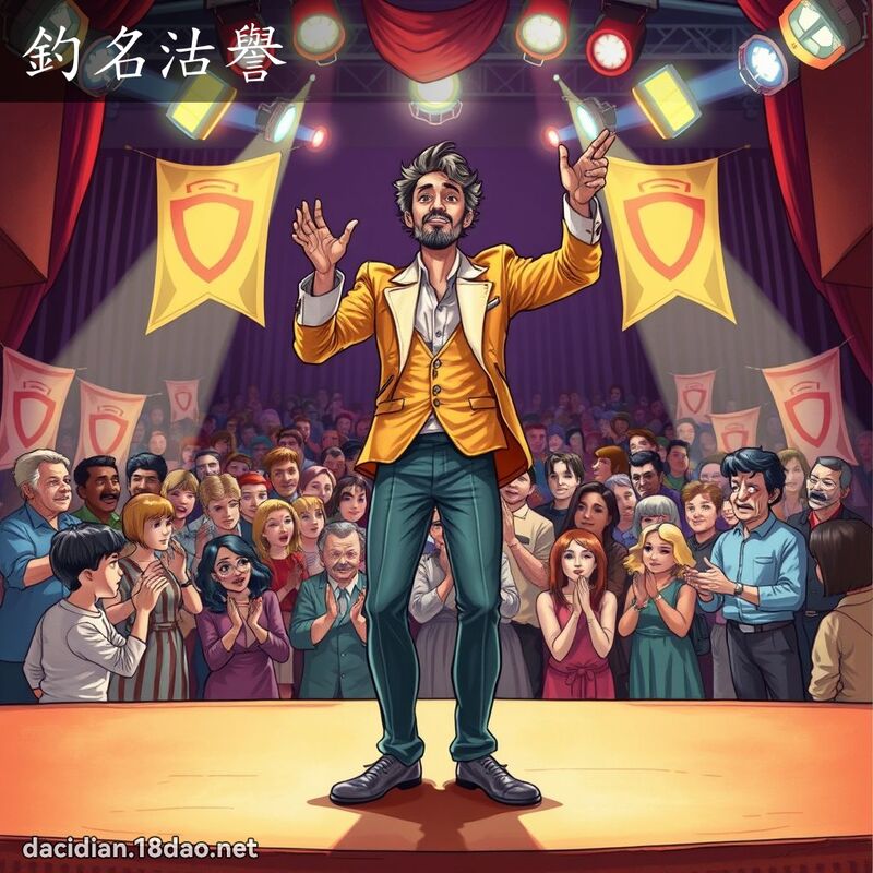 釣名沽譽 - 國語大辭典配圖