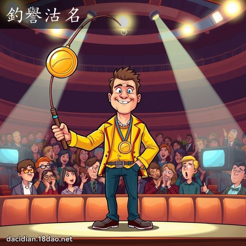 钓誉沽名 - 国语大辞典配图