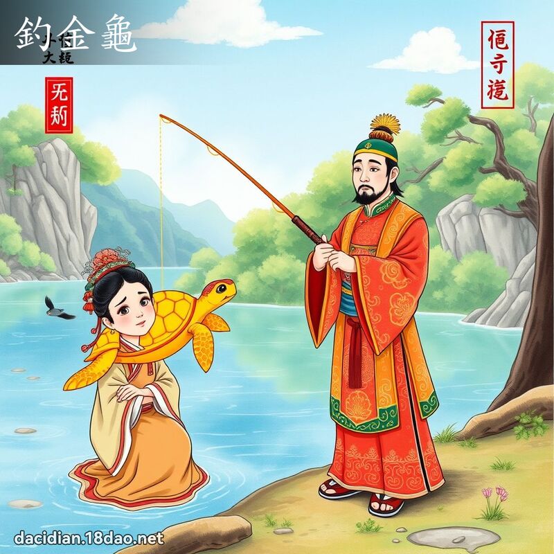 钓金龟 - 国语大辞典配图