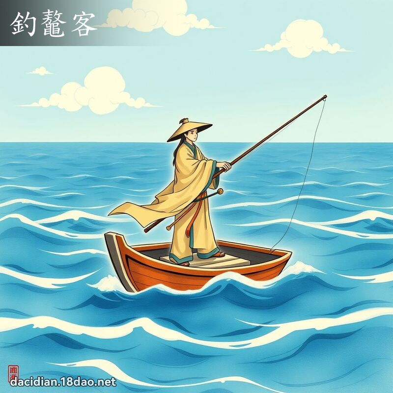 钓鼇客 - 国语大辞典配图