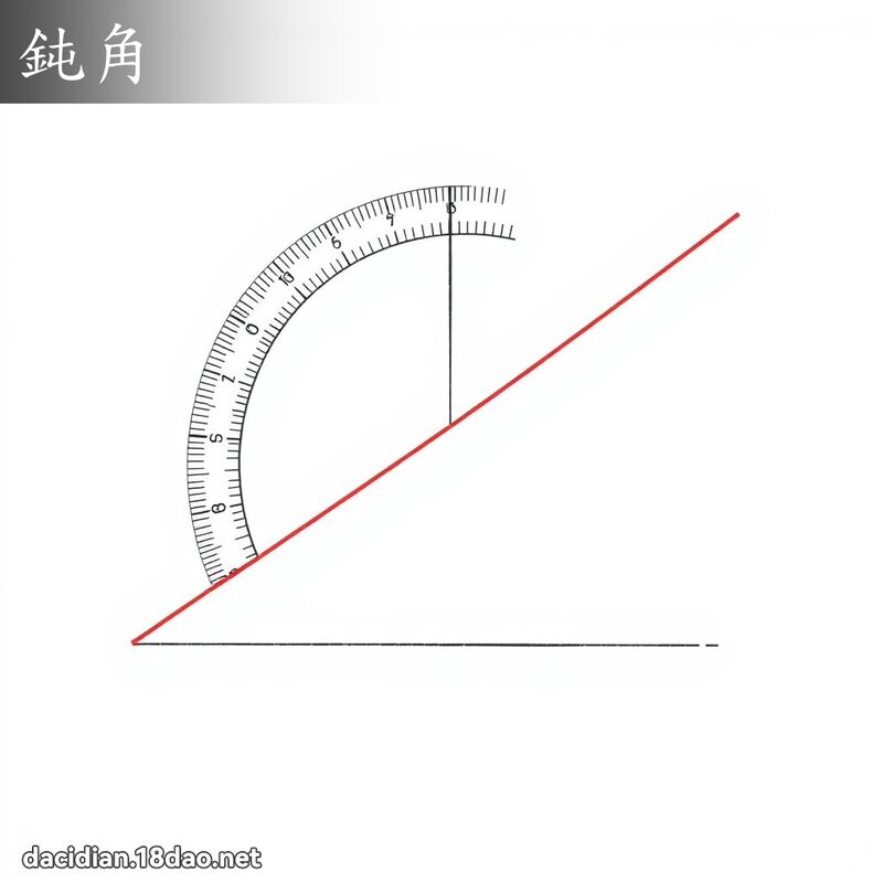 鈍角 - 國語大辭典配圖