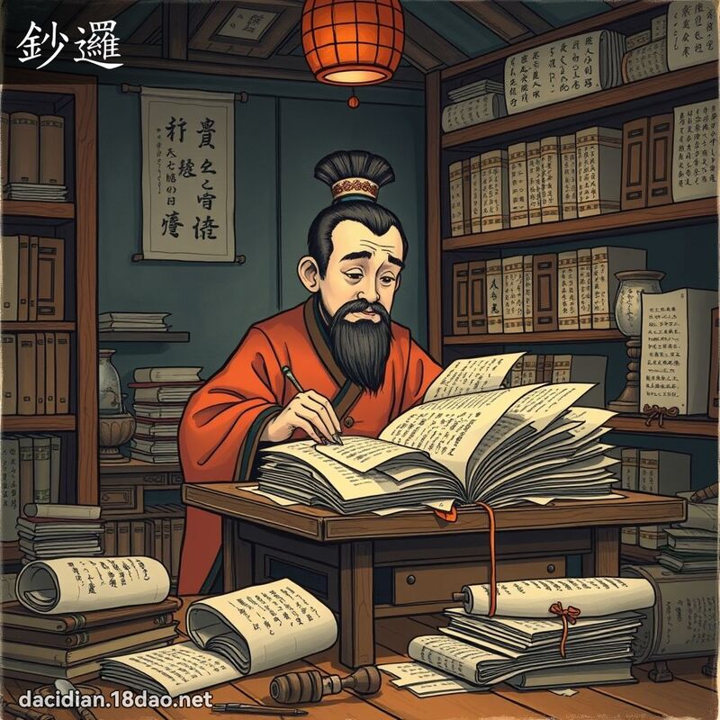 鈔邏 - 國語大辭典配圖