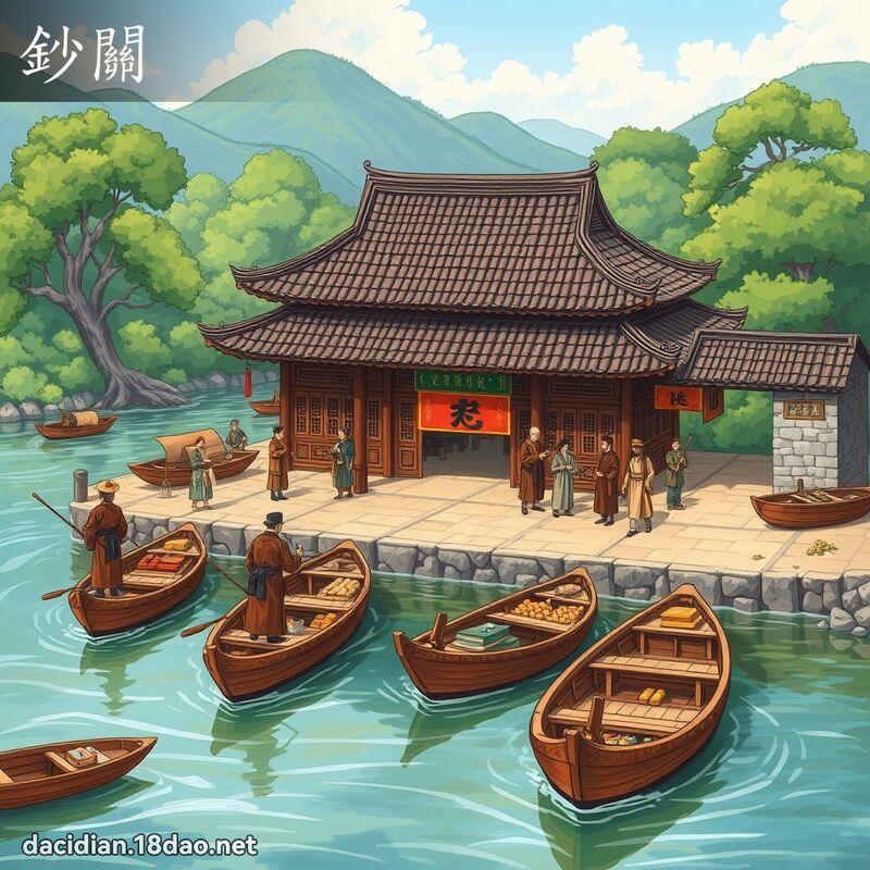 鈔關 - 國語大辭典配圖