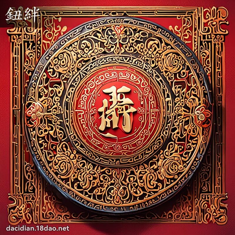 鈕絆 - 國語大辭典配圖