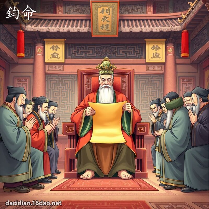 鈞命 - 國語大辭典配圖