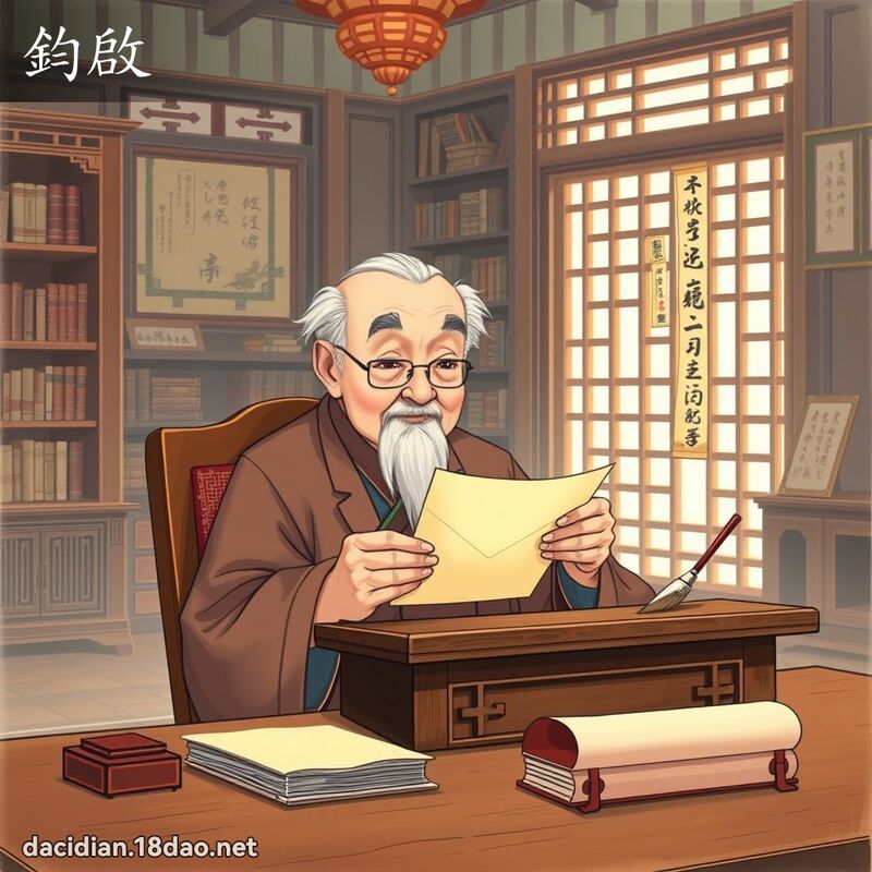 钧启 - 国语大辞典配图