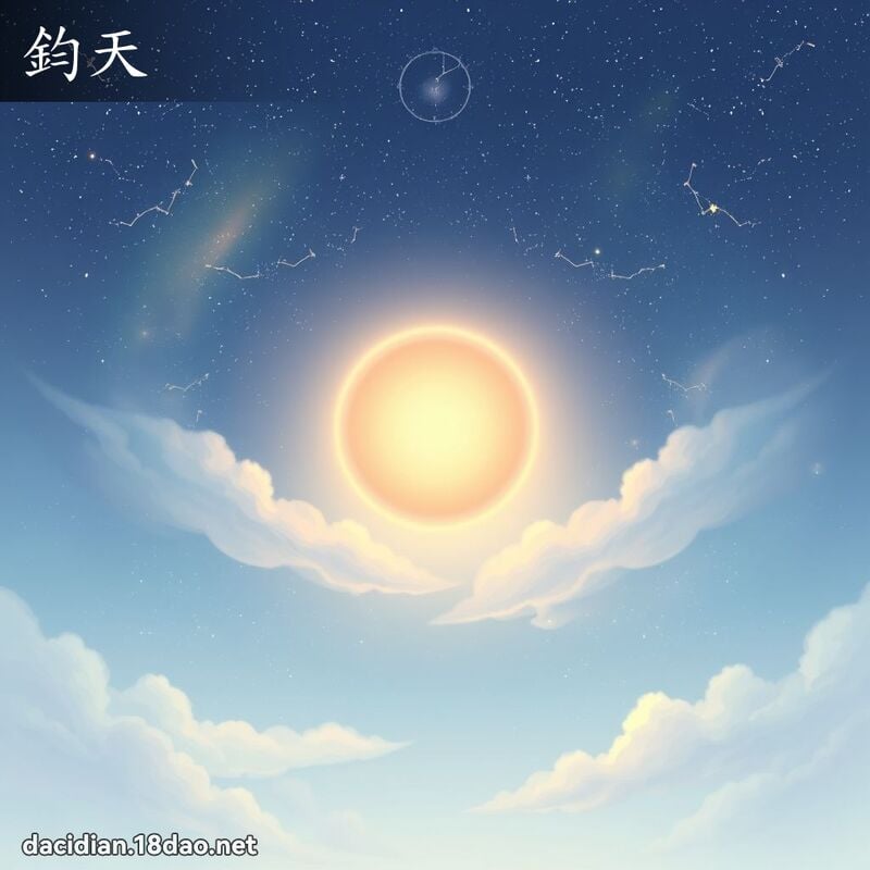 鈞天 - 國語大辭典配圖