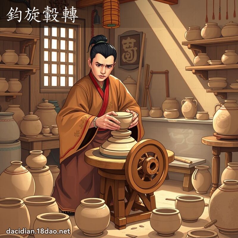 钧旋轂转 - 国语大辞典配图