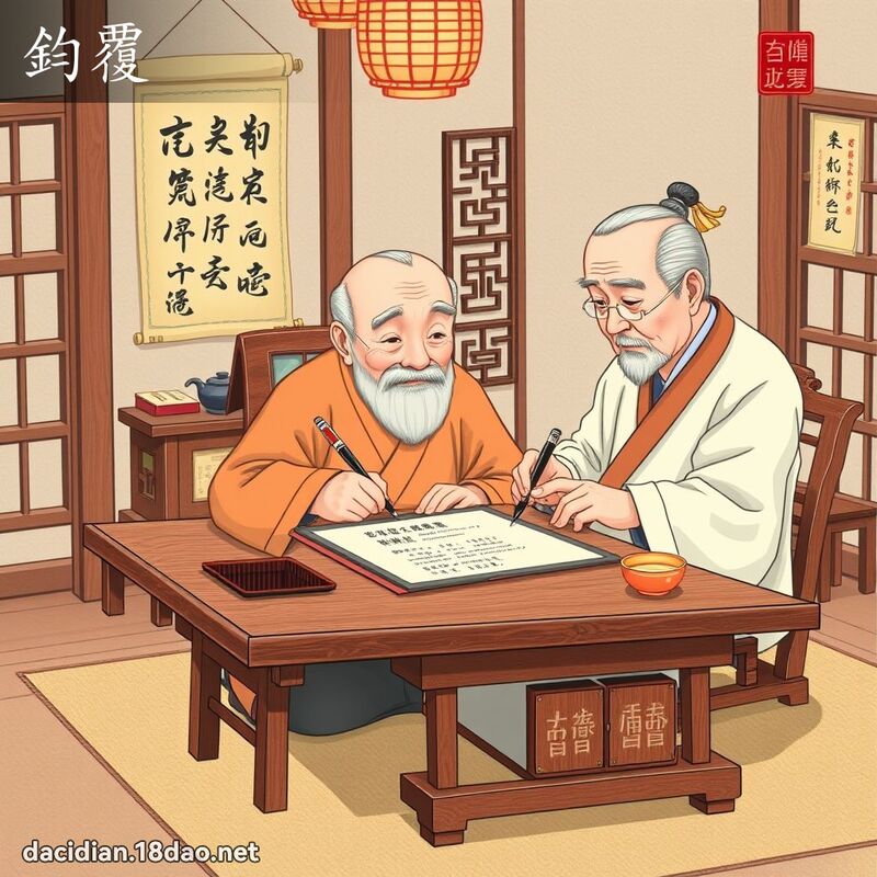 鈞覆 - 國語大辭典配圖
