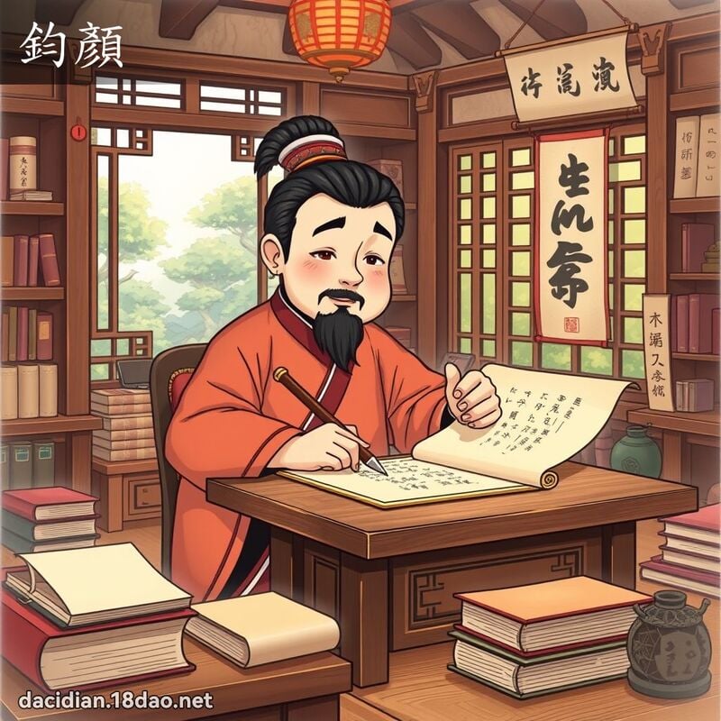 鈞顏 - 國語大辭典配圖