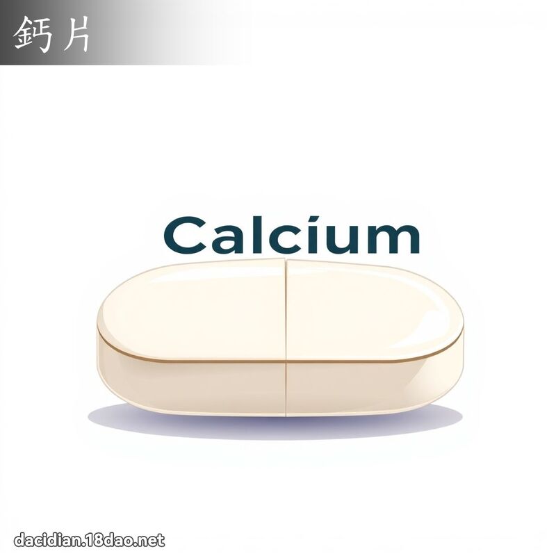 鈣片 - 國語大辭典配圖