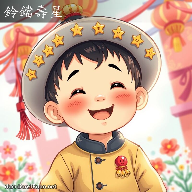 鈴鐺壽星 - 國語大辭典配圖
