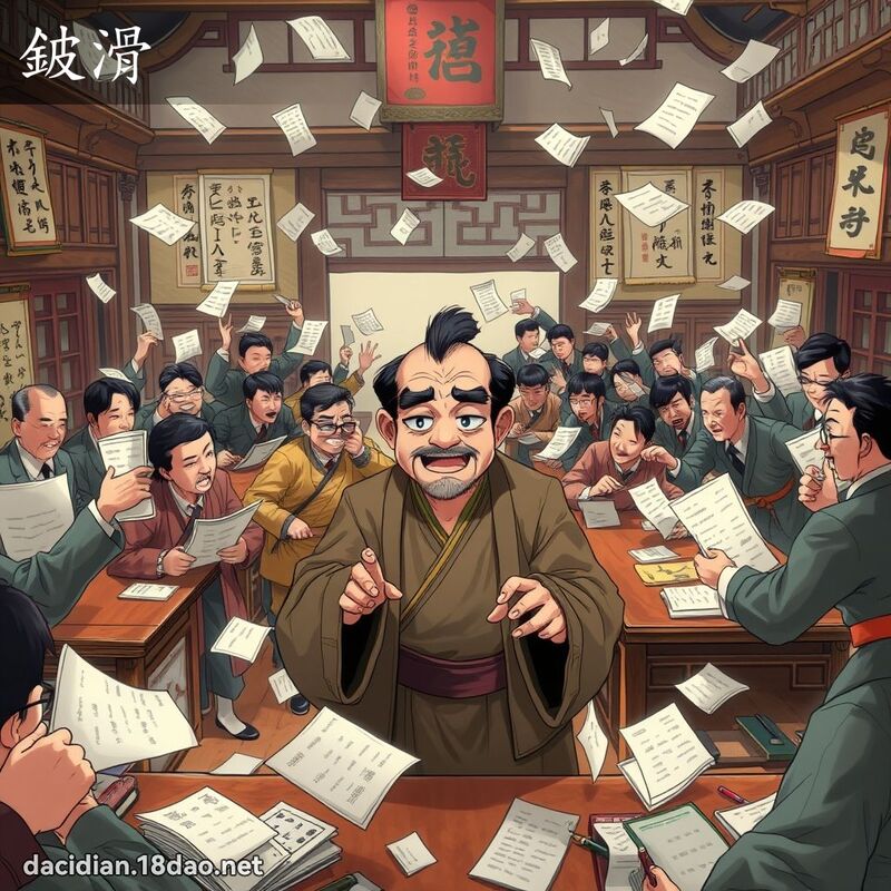 鈹滑 - 國語大辭典配圖