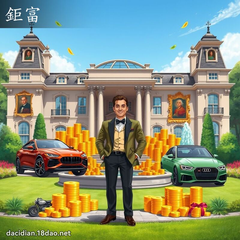 鉅富 - 国语大辞典配图
