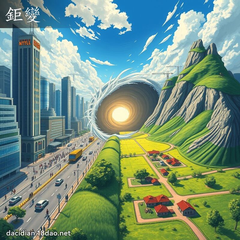 鉅變 - 國語大辭典配圖