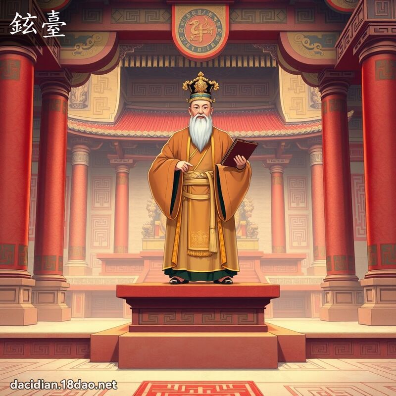 鉉臺 - 國語大辭典配圖