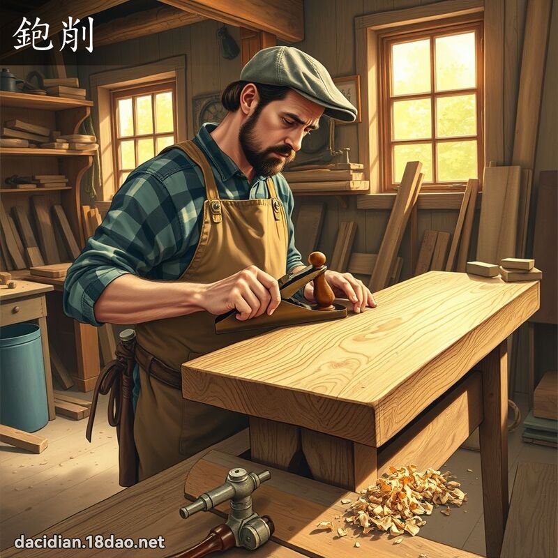 鉋削 - 国语大辞典配图