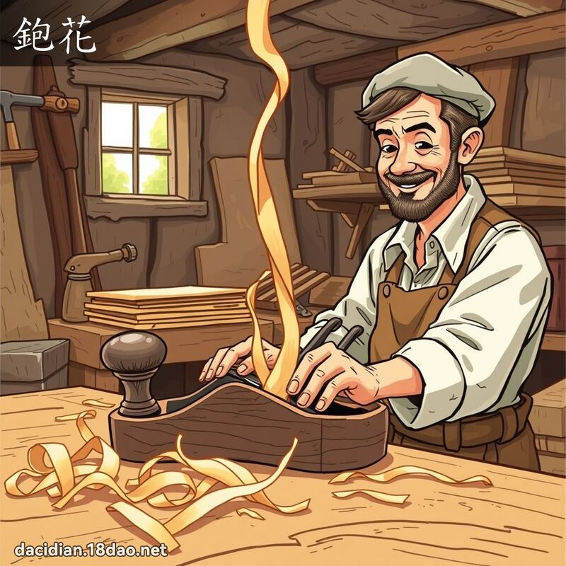 鉋花 - 國語大辭典配圖