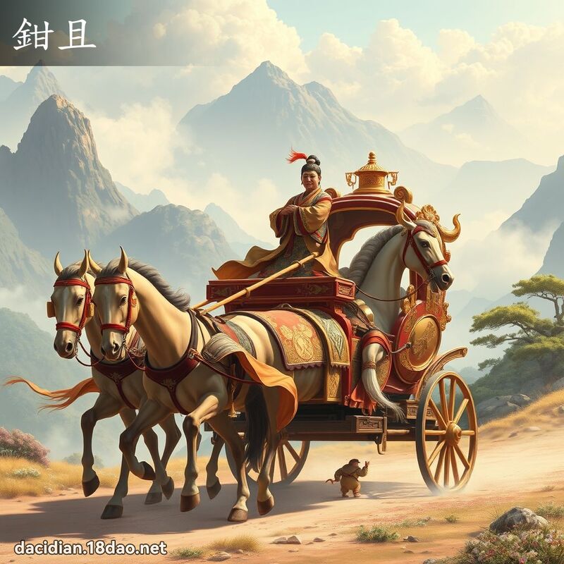 鉗且 - 國語大辭典配圖