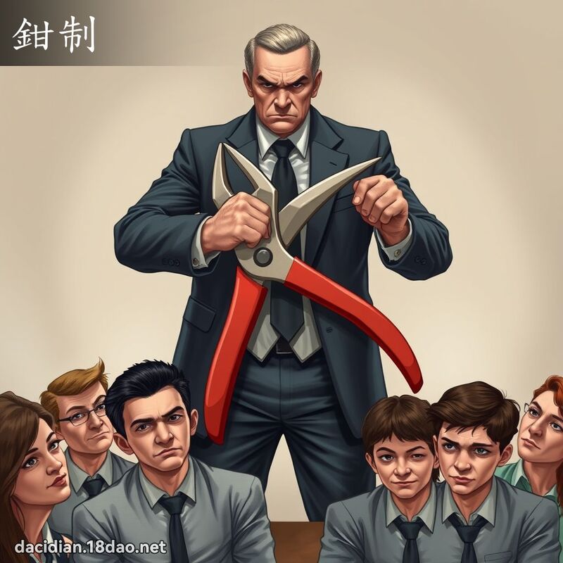 钳制 - 国语大辞典配图