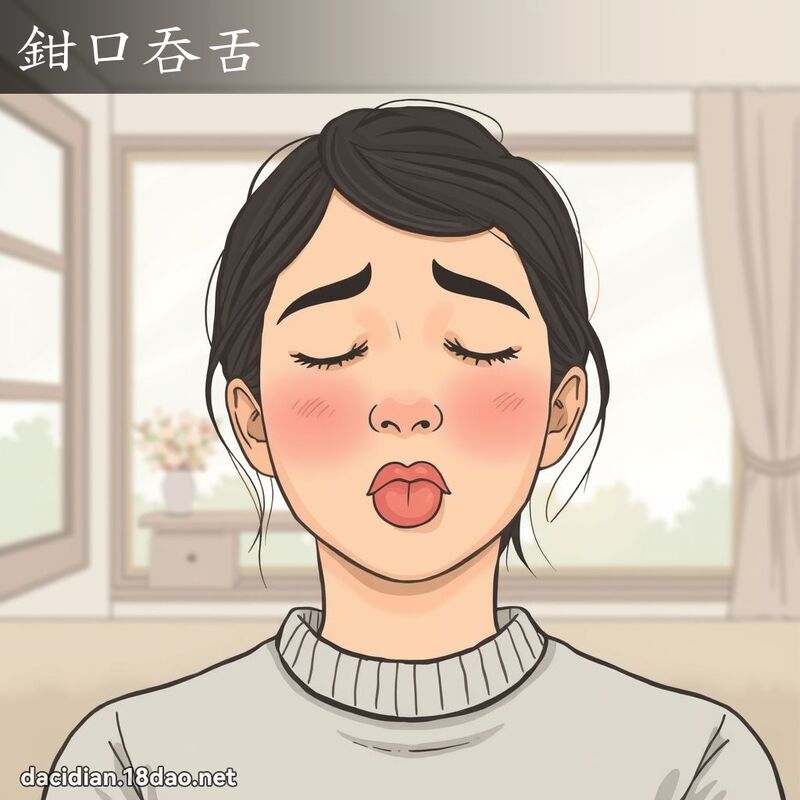 鉗口吞舌 - 國語大辭典配圖