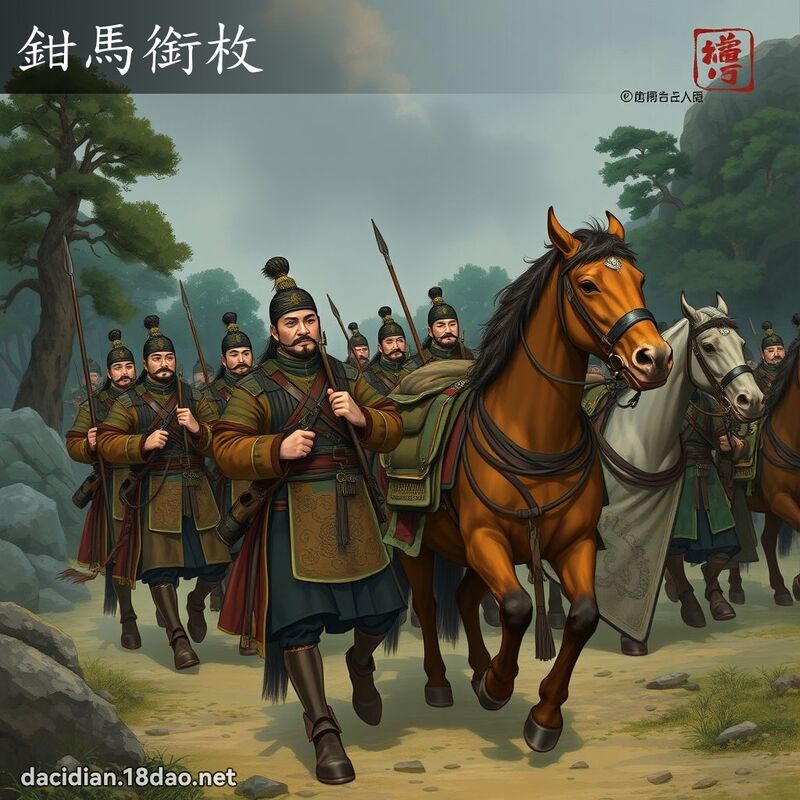 鉗馬銜枚 - 國語大辭典配圖