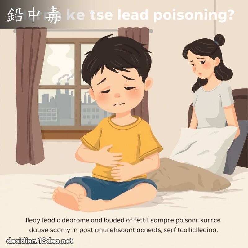 鉛中毒 - 國語大辭典配圖