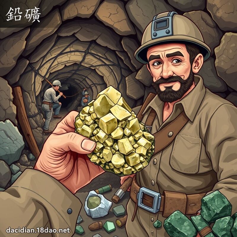 鉛礦 - 國語大辭典配圖
