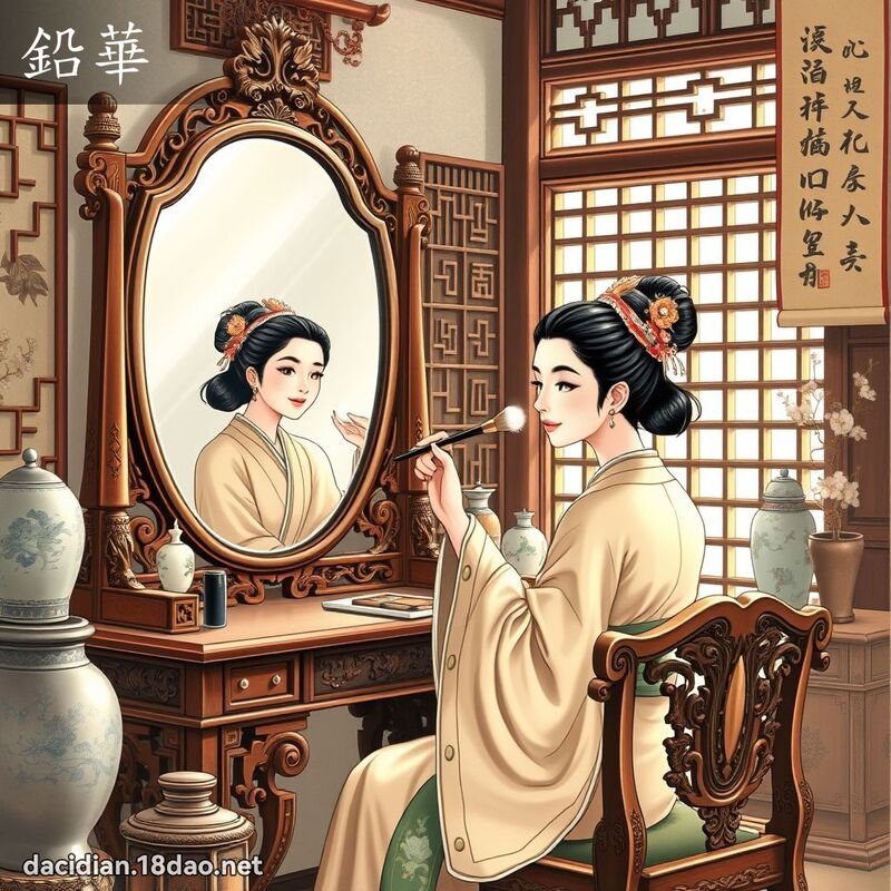 鉛華 - 國語大辭典配圖