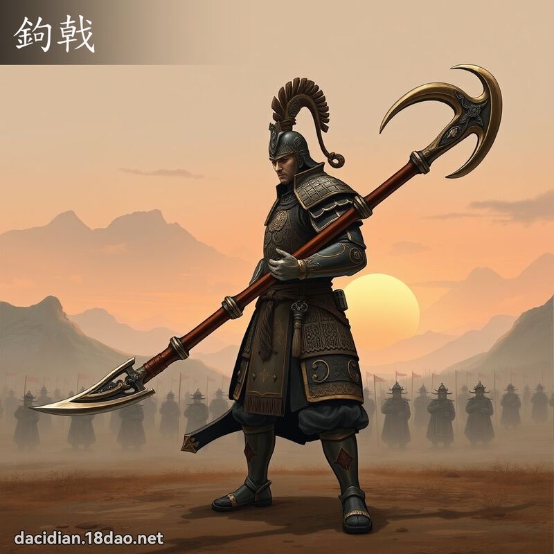 鉤戟 - 國語大辭典配圖