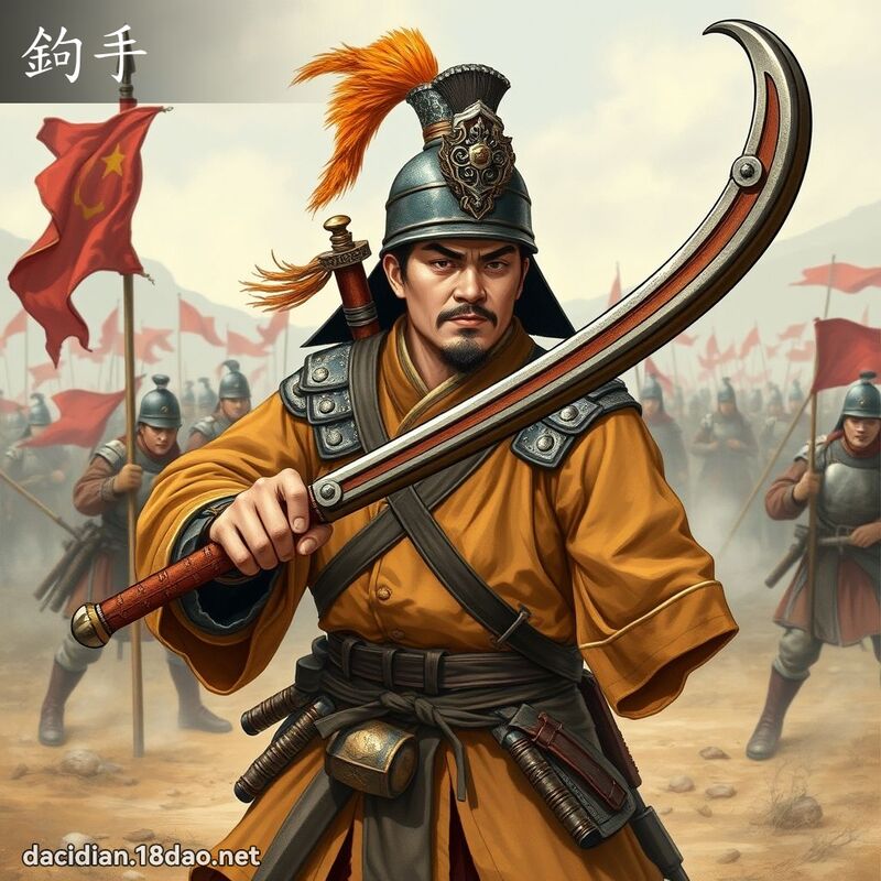 鉤手 - 國語大辭典配圖