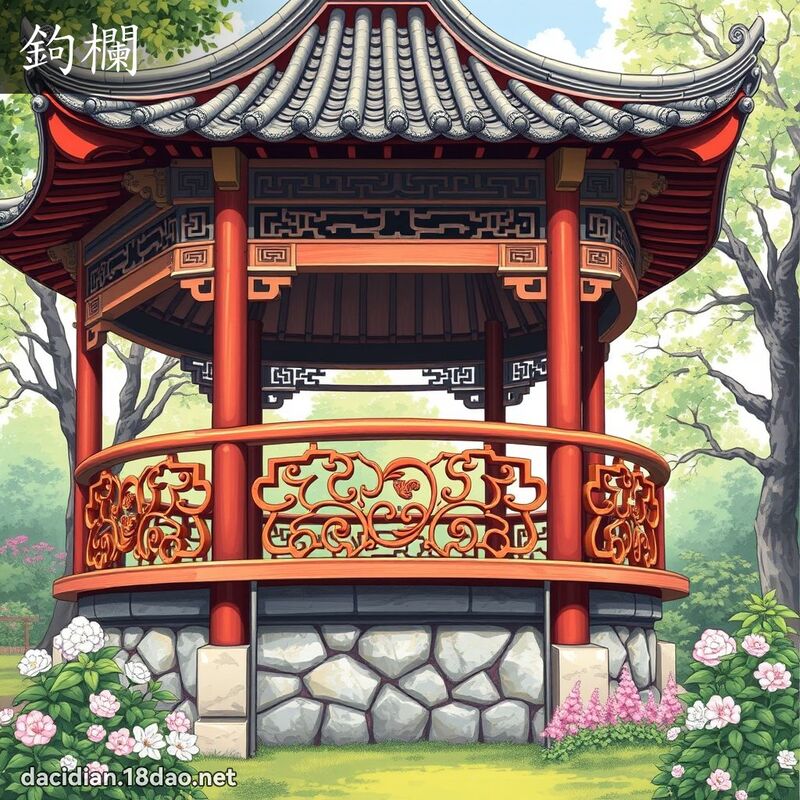 鉤欄 - 國語大辭典配圖