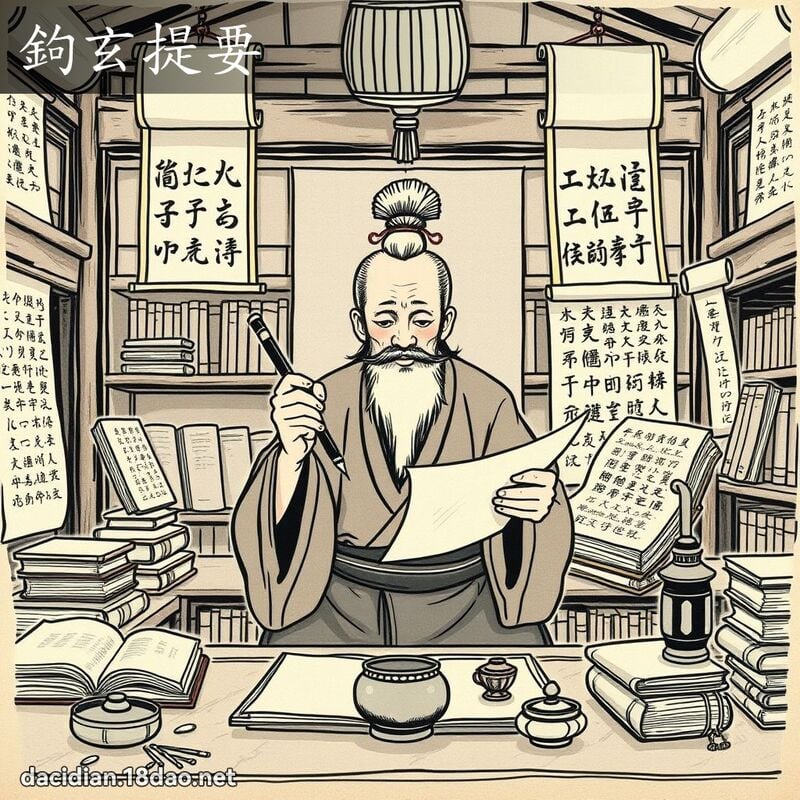 鉤玄提要 - 国语大辞典配图