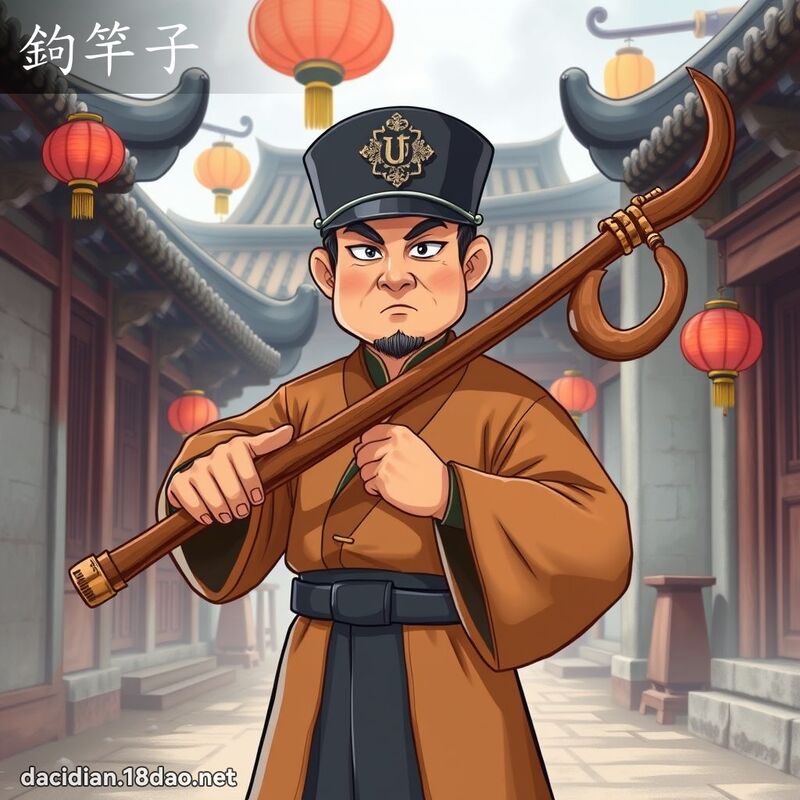 鉤竿子 - 國語大辭典配圖