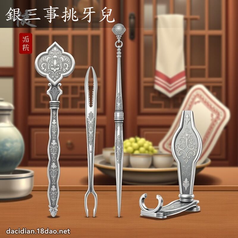 银三事挑牙儿 - 国语大辞典配图