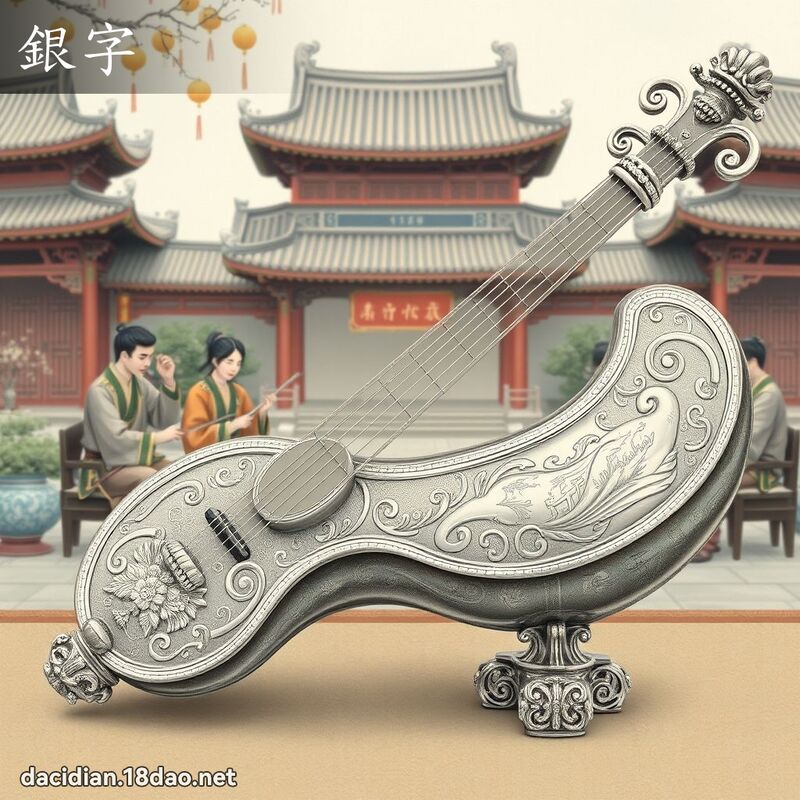 银字 - 国语大辞典配图