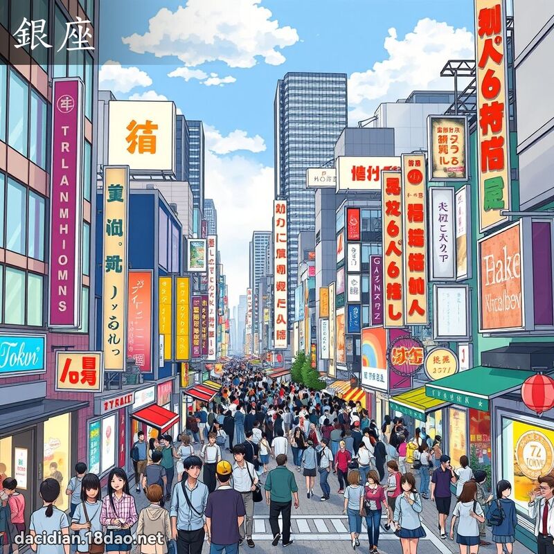 銀座 - 國語大辭典配圖