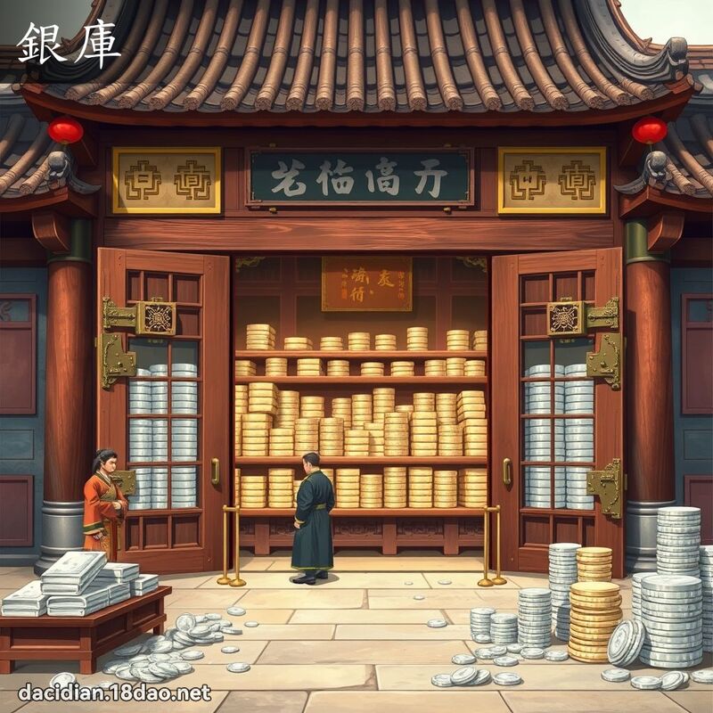銀庫 - 國語大辭典配圖