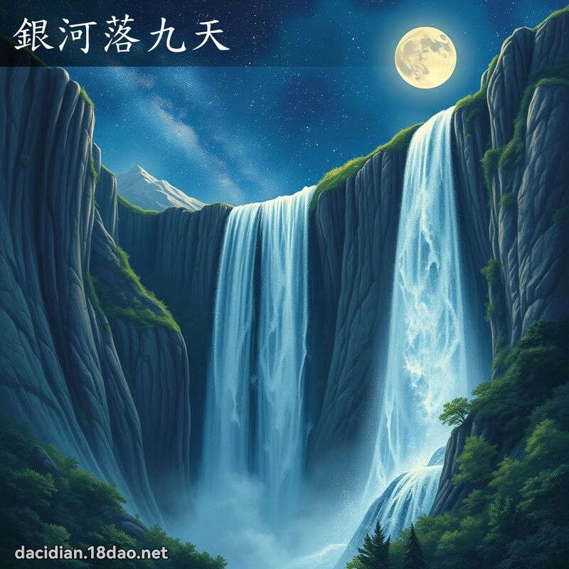 银河落九天 - 国语大辞典配图