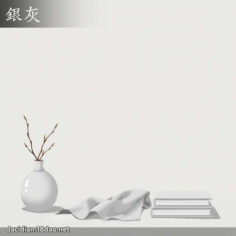 銀灰 - 國語大辭典配圖