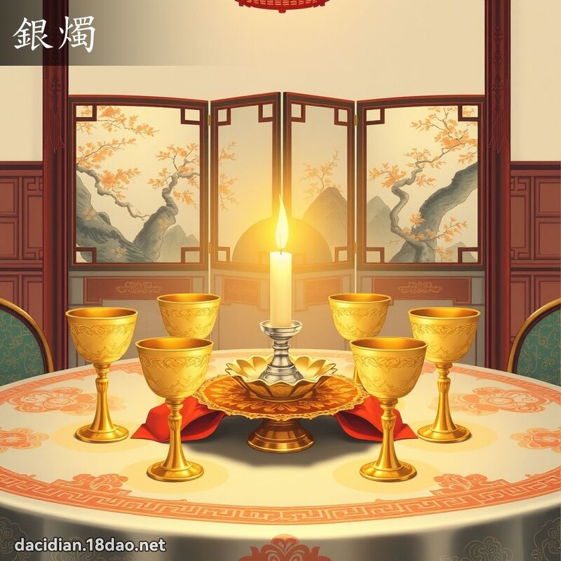 银烛 - 国语大辞典配图