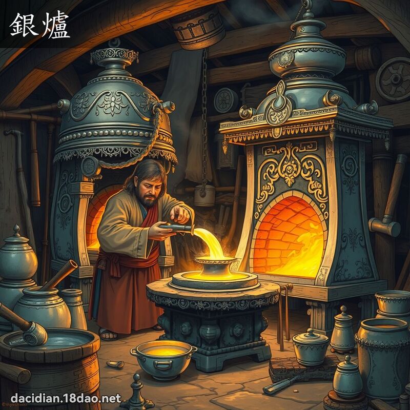 银炉 - 国语大辞典配图