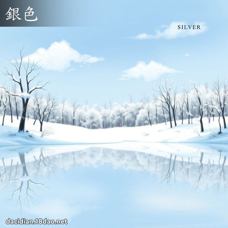 银色 - 国语大辞典配图