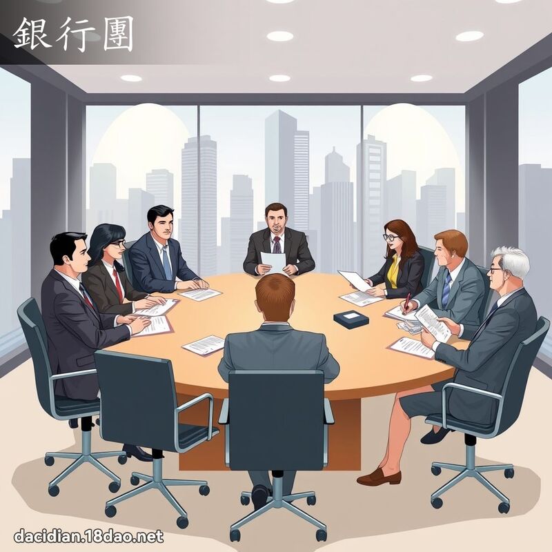 銀行團 - 國語大辭典配圖