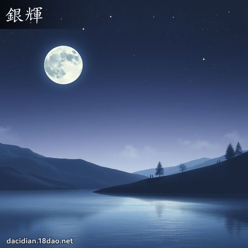銀輝 - 國語大辭典配圖