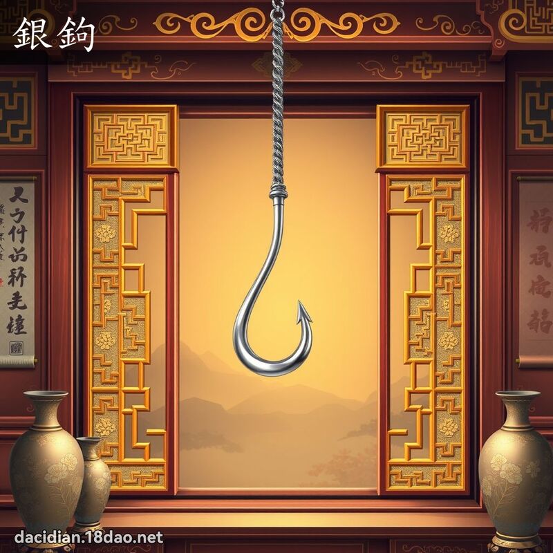 銀鉤 - 國語大辭典配圖